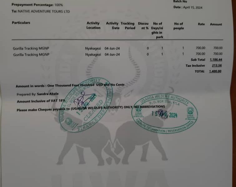 New Price for Gorilla Trekking Permit in Uganda