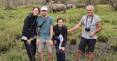 Uganda safari Italians