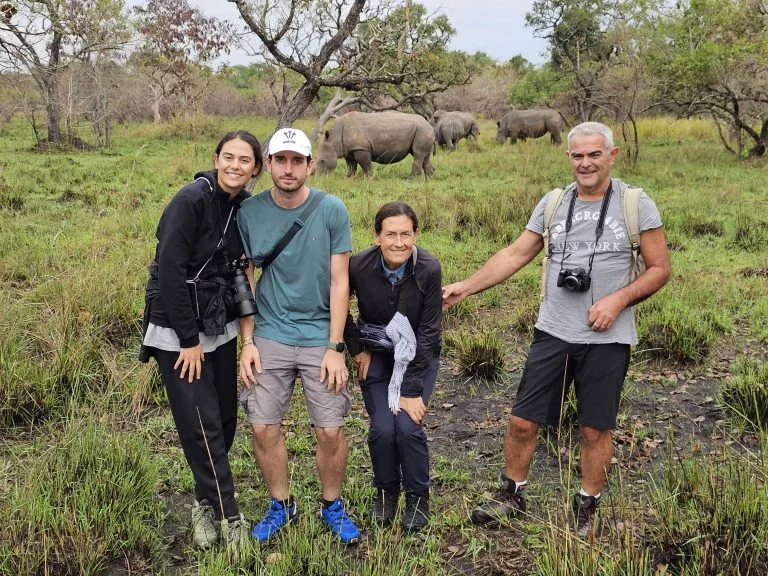 Uganda safari Italians