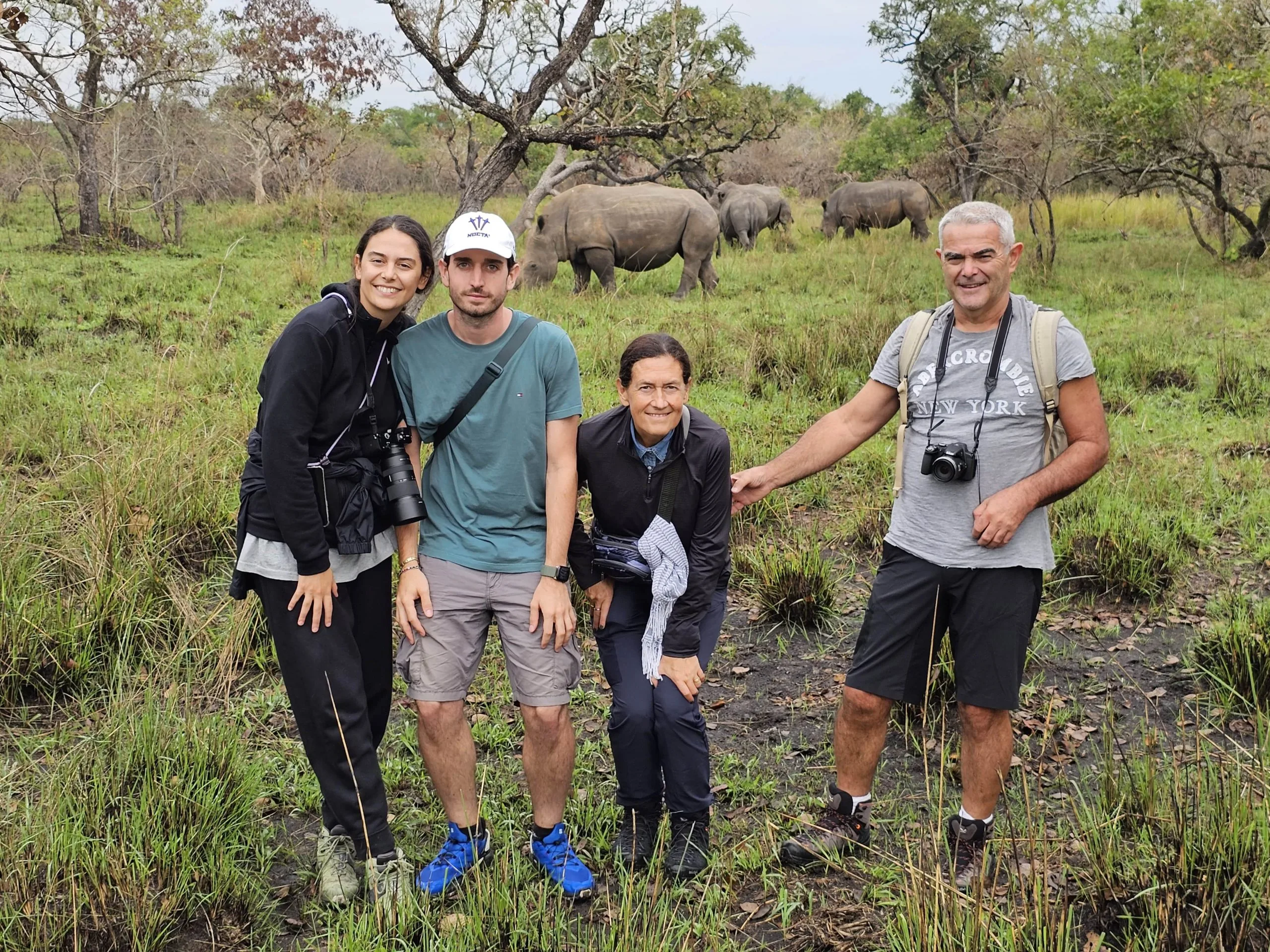 Uganda safari Italians