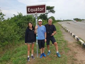 New Equator Monument in Queen Elizabeth National Park