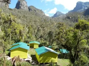 Accommodation in Mount Rwenzori