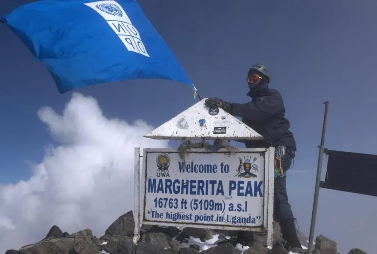 Hiking Margherita Peak