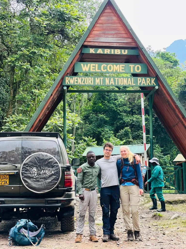 Hikers on the Central Circuit trail – best Rwenzori Mountain hiking and trekking packages in Uganda