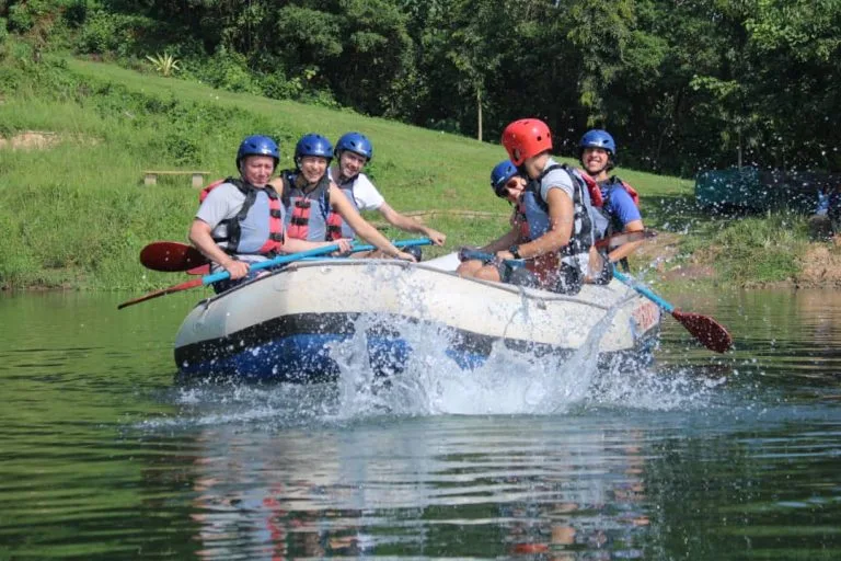 Rafting on the Nile during one of the best adventure safaris in Uganda