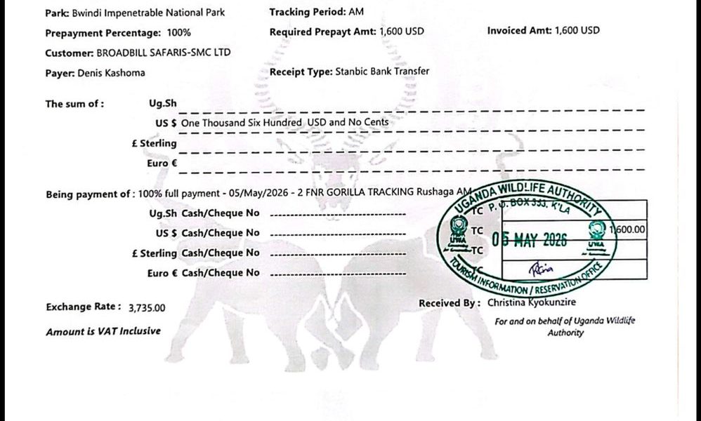 Cancellation and refunds for gorilla permits in Uganda gorilla trekking in Bwindi forest