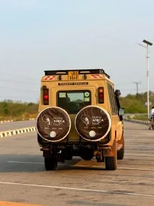Native Africa Tours luxury tour operator in Uganda safari jeep in national park