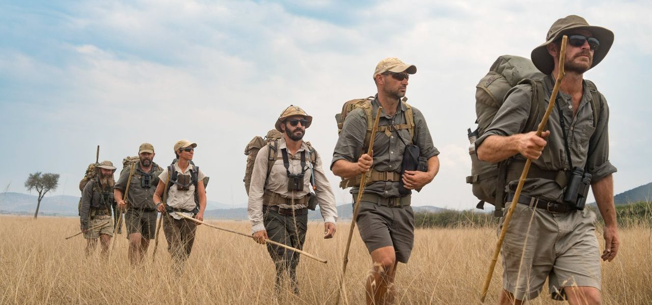 Native Africa Tours Guests on a Walking Tour in the plains of Akagera park in Rwanda.